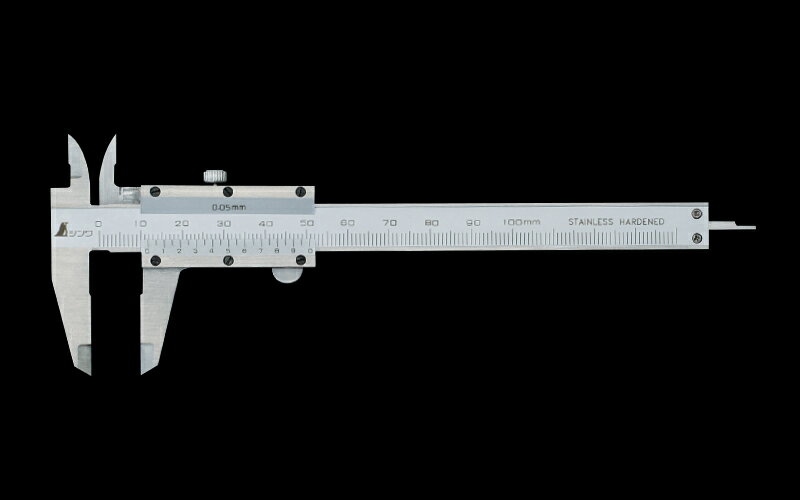 シンワ測定 精密ミニノギス 100mm 【G-22E】 (工具)