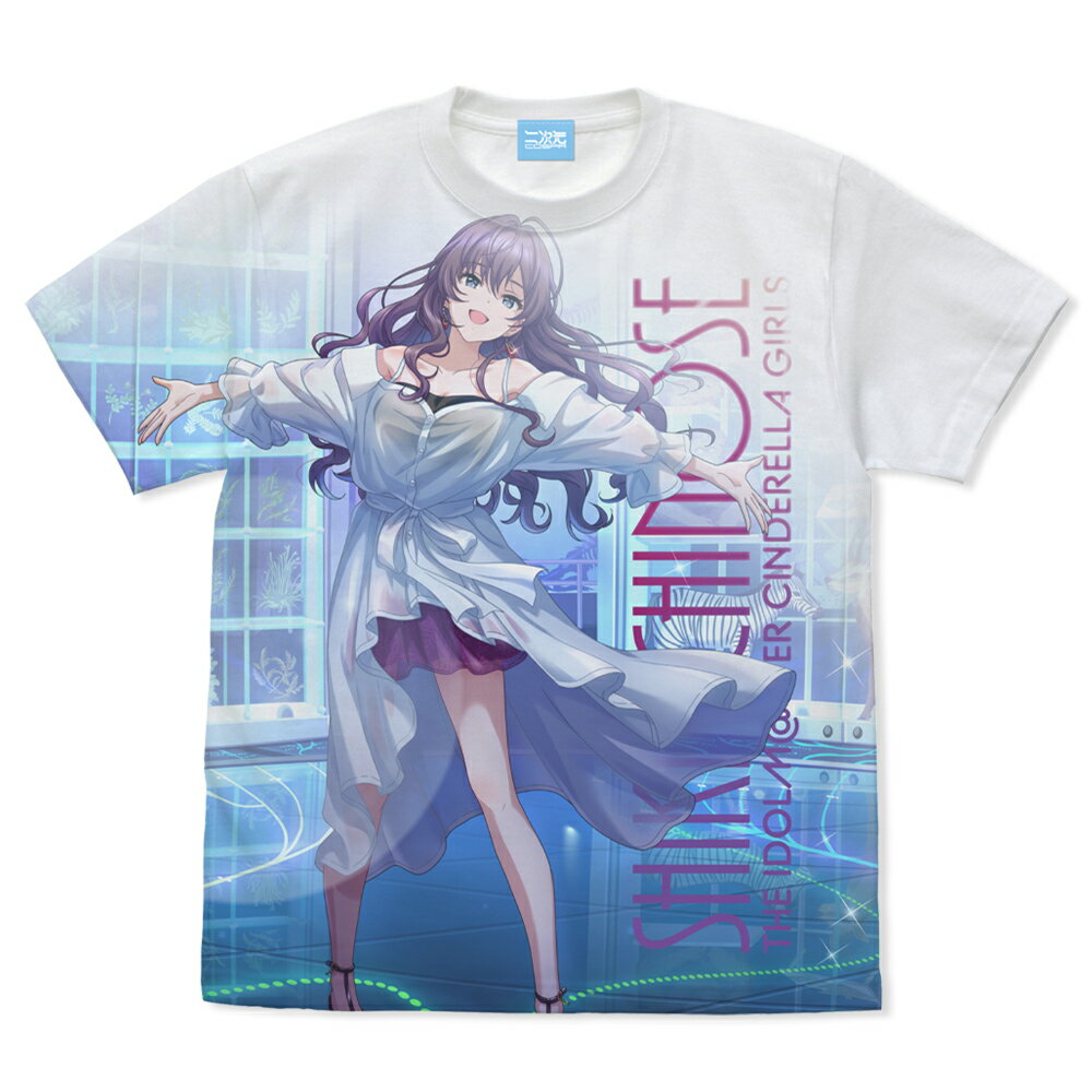 アイドルマスター シンデレラガールズ[メリーバッドユートピア]一ノ瀬志希 フルグラフィックTシャツ/WHITE-M