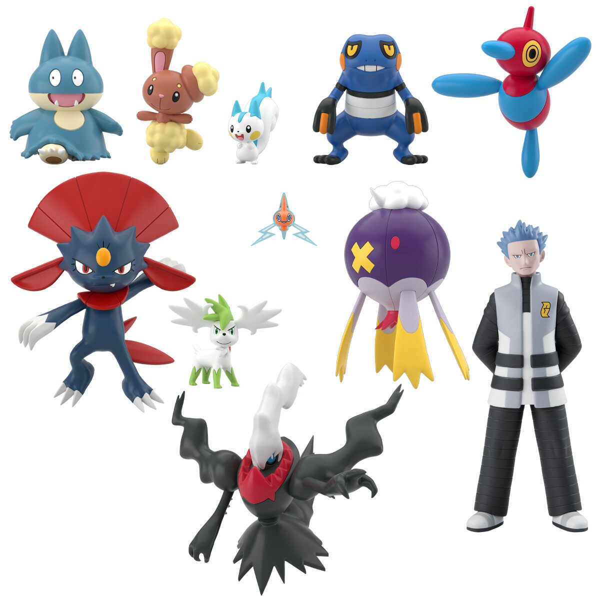 ポケモンスケールワールド 『ポケットモンスター』 シンオウ地方3セット (食玩)