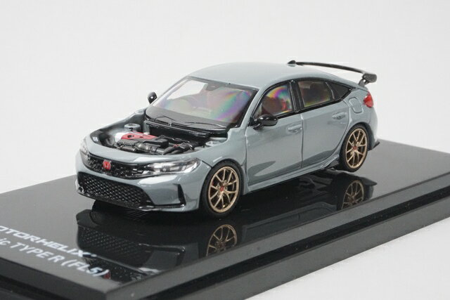 MOTORHELIX 1/64 Honda Civic TYPE R (FL5) custom wheels Sonic Grey Pearl 【M65343】 (ミニカー)