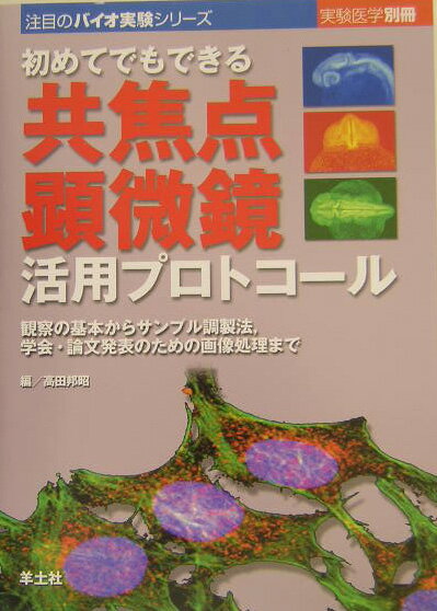 初めてでもできる共焦点顕微鏡活用