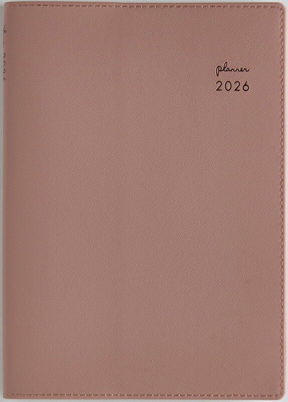 2026年　手帳　4月始まり　No.606　リラクレール 3 月曜始まり　　[ピンクソルト]高橋書店　B6判　　マ..
