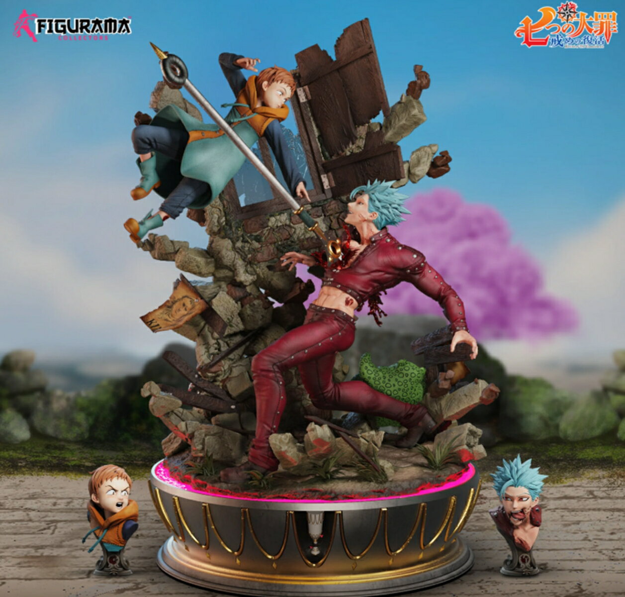 『七つの大罪』 - バン vs キング スタチュー 【15428974】 (フィギュア)【クレジットカード決済限定】