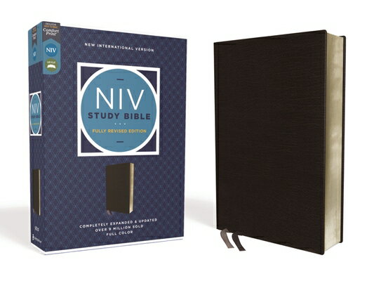 NIV Study Bible, Fully Revised Edition, Bonded Leather, Black, Red Letter, Comfort Print NIV STUDY BIBLE FULLY REV /E B （NIV Study Bible, Fully Revised Edition） [ Kenneth L. Barker ]