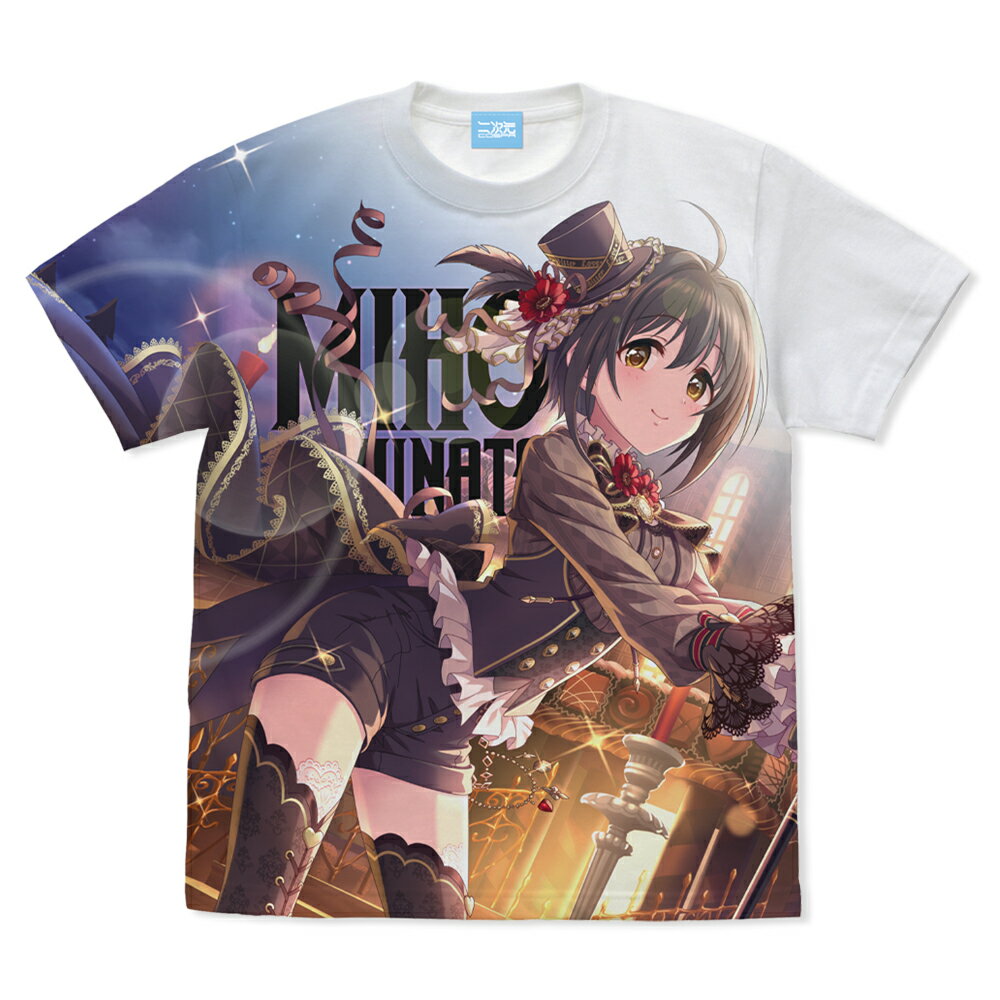 アイドルマスター シンデレラガールズ[ビタースイート・タイム]小日向美穂 フルグラフィックTシャツ/WHITE-S