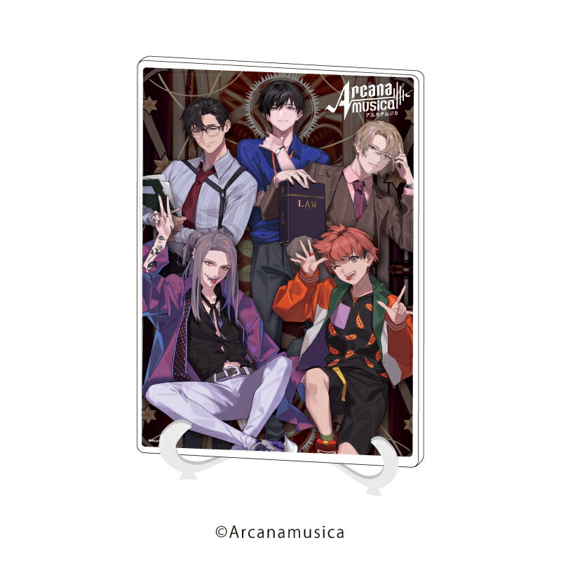 アクリルアートボード(A5サイズ)「Arcanamusica」01/集合デザイン(正位置)【グッズ】