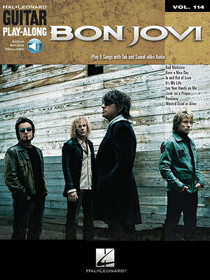 Bon Jovi [With CD (Audio)] BON JOVI （Hal Leonard Guitar Play-Along） [ Bon Jovi ] book-13592359 楽天ブックス パッケージ画像
