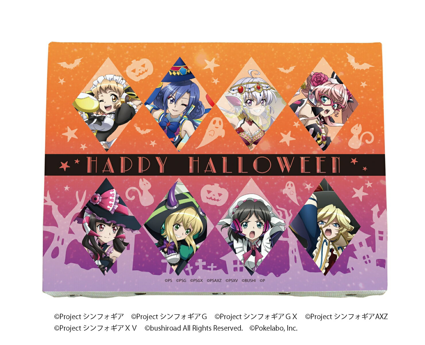 キャンバスアート「戦姫絶唱シンフォギアXD UNLIMITED」02/集合デザイン ハロウィンギアver.【グッズ】