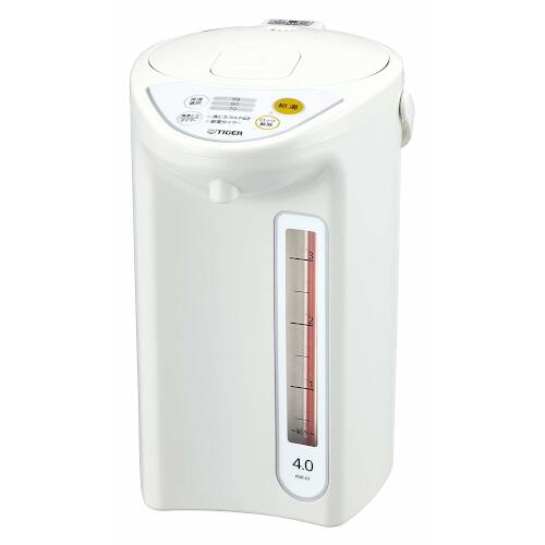 タイガー魔法瓶 マイコン電動ポット 4.0L ホワイト PDR-G401W