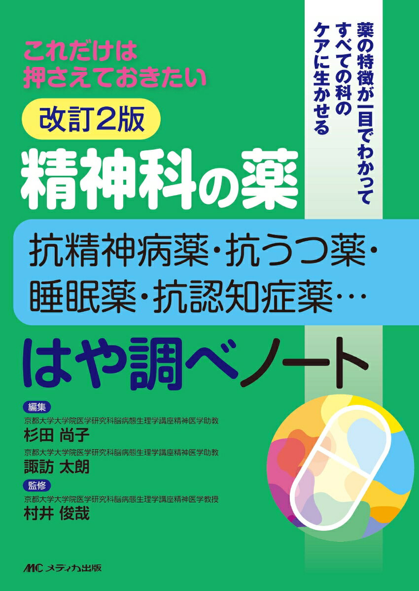 薬の特徴が一目でわかって、すべての科のケアに生かせる。