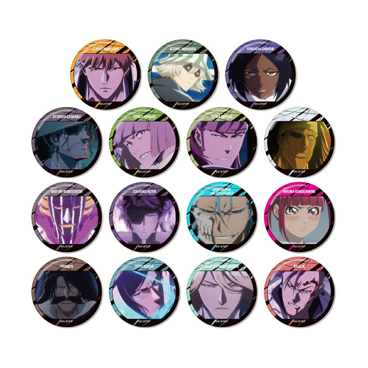 TVアニメ『BLEACH 千年血戦篇』トレーディング場面写グリッター缶バッジ(BOX＝15入)