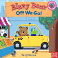 Bizzy Bear's going on vacation, but he has to take a taxi, then a train, then a plane before he arrives at the beach and can set sail on his boat. Full color.