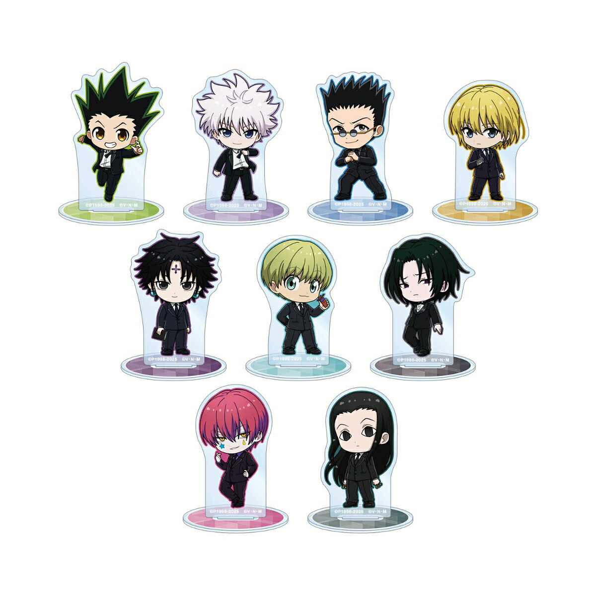 HUNTER×HUNTERトレーディング ちびキャラ スーツver. アクリルスタンド(BOX＝9入)