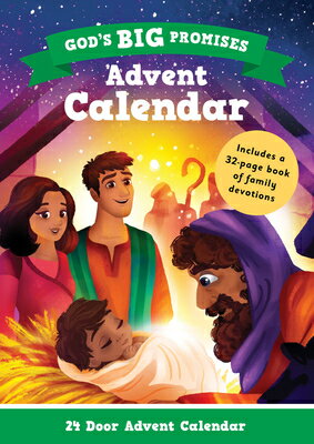 God's Big Promises: Advent Calendar and Family Devotions: 25 Door Advent Calendar GODS BIG PROMISES ADVENT CAL & （God's Big Promises） [ Carl Laferton ]