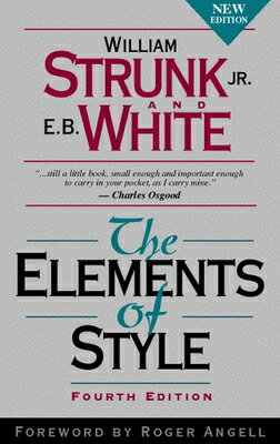 楽天楽天ブックスELEMENTS OF STYLE,THE 4/E（P） [ WILLIAM STRUNK, JR. ]