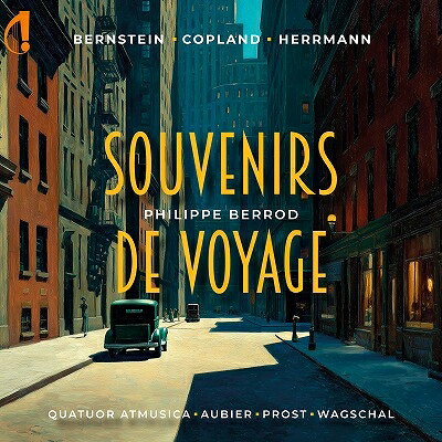 【輸入盤】『旅の思い出〜クラリネット作品集〜ハーマン、バーンスタイン、コープランド』 フィリップ・ベロー、アトムジカ四重奏団、エリック・オ