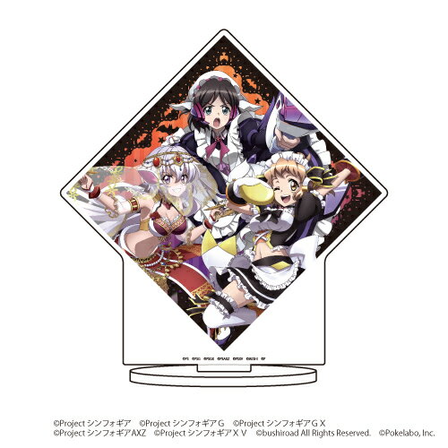 キャラアクリルフィギュア「戦姫絶唱シンフォギアXD UNLIMITED」07/立花響&小日向未来&雪音クリス【グッズ】