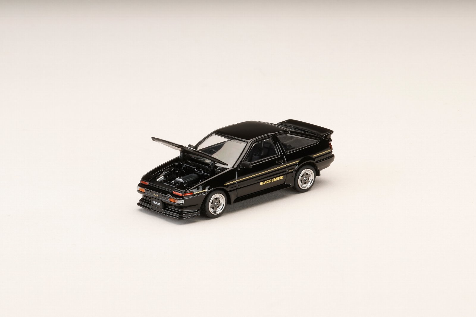 HJ64 1/64 トヨタ スプリンター トレノ GT APEX (AE86) 後期型 BLACK LIMITED JDM STYLEブラックメタリック 【HJ648052BK】 (ミニカー)