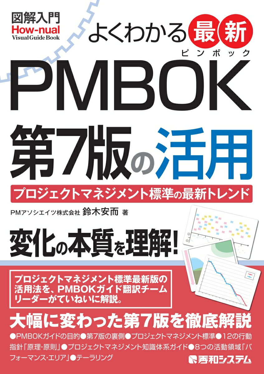 鈴木安而 秀和システムズカイニュウモンヨクワカルサイシンピンボックダイナナハンノカツヨウ スズキヤスジ 発行年月：2023年09月20日 予約締切日：2023年06月30日 ページ数：232p サイズ：単行本 ISBN：9784798069036 鈴木安而（スズキヤスジ） 日本アイ・ビー・エム、アドビシステムズを経てPMアソシエイツ株式会社（PMI認定トレーニング・パートナー）を設立し、プロジェクトマネジメント関係の研修・教育事業を手掛ける。PMBOKガイド第4版から第7版までの翻訳・監訳を担当し、PMBOKガイドの第一人者と言われる。CAPM、PMP、PMIーACP、DASM資格保持、PMI会員（本データはこの書籍が刊行された当時に掲載されていたものです） 第1章　PMBOKガイドの目的／第2章　PMBOKガイド第7版の裏側／第3章　PMBOKガイド第7版の構成／第4章　8つの活動領域の勘どころ1開発アプローチ・パフォーマンス領域／第5章　8つの活動領域の勘どころ2ステークホルダー・パフォーマンス領域／第6章　8つの活動領域の勘どころ3チーム・パフォーマンス領域／第7章　8つの活動領域の勘どころ4計画パフォーマンス領域／第8章　8つの活動領域の勘どころ5プロジェクト作業パフォーマンス領域／第9章　8つの活動領域の勘どころ6デリバリー・パフォーマンス領域／第10章　8つの活動領域の勘どころ7測定パフォーマンス領域／第11章　8つの活動領域の勘どころ8不確かさパフォーマンス領域／第12章　テーラリング／付録 本書は、プロジェクトマネジメントの標準である『PMBOKガイド第7版』の目的から活用までを網羅した、標準の理解と現場での活用に最適な一冊です。 本 パソコン・システム開発 その他 ビジネス・経済・就職 マネジメント・人材管理 人材管理 ビジネス・経済・就職 経営 経営戦略・管理