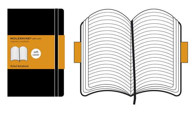 MOLESKINE ��쥹���� ���եȥ��С� �롼��ɥΡ��ȥ֥å��ʲ��ӡˡ��顼��