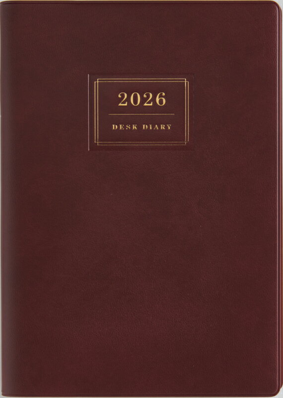 2026年　手帳　4月始まり　No.903　業務日誌　　[エンジ]高橋書店　A5判　　デイリー （ダイアリー）