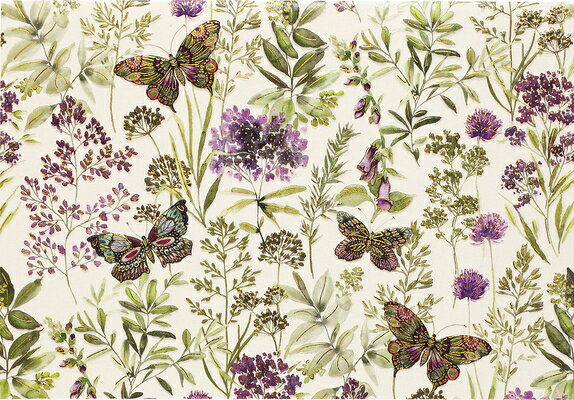 Amethyst Butterflies Note Cards FLSH CARD-AMETHYST BUTTERFLIES [ ー ]