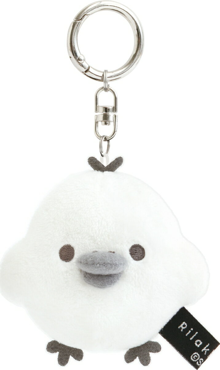 BASIC RILAKKUMA MONOCHROME ぶらさげぬいぐるみ キイロイトリ