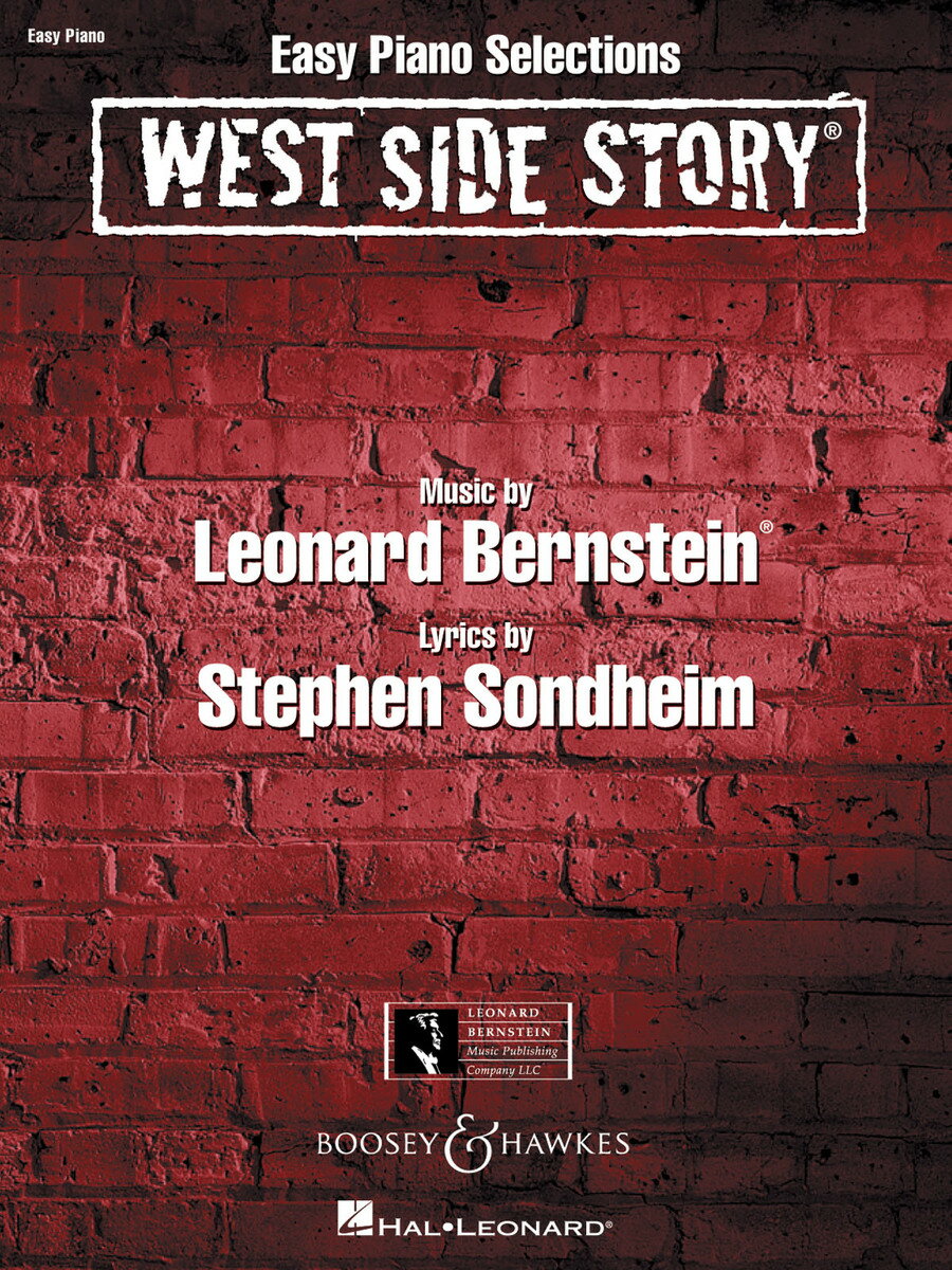 【輸入楽譜】バーンスタイン, Leonard: やさしく弾ける「ウェスト・サイド物語」