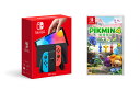 【セット商品】Nintendo Switch（有機ELモデル） Joy-Con(L) ネオンブルー/(R) ネオンレッド＋Pikmin 4