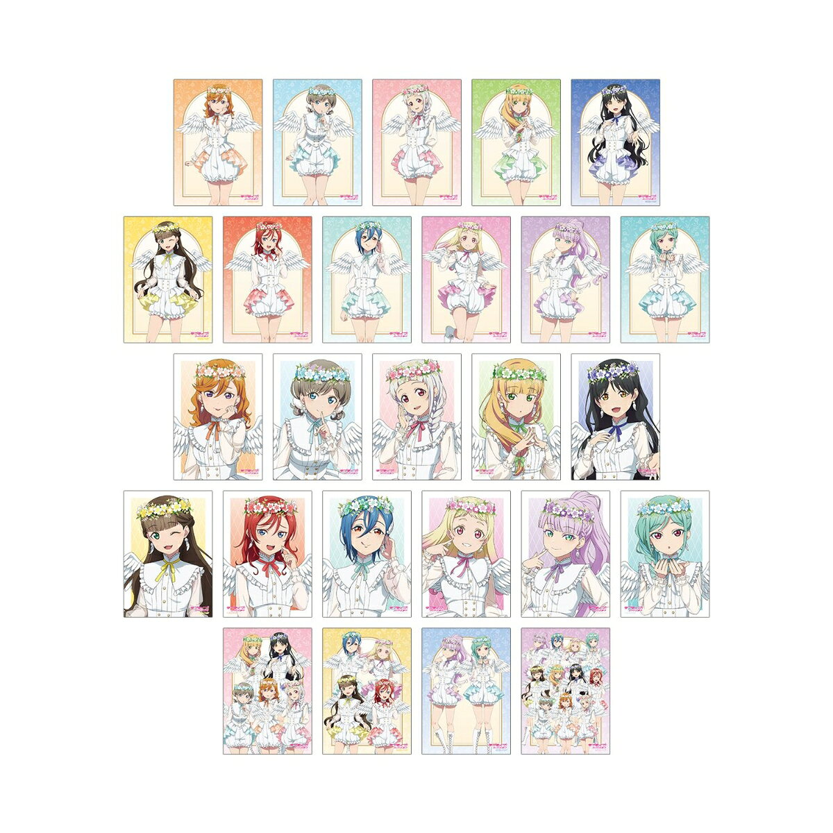 ラブライブ！スーパースター!!描き下ろし 天使ver. トレーディングブロマイド(BOX＝26個入)