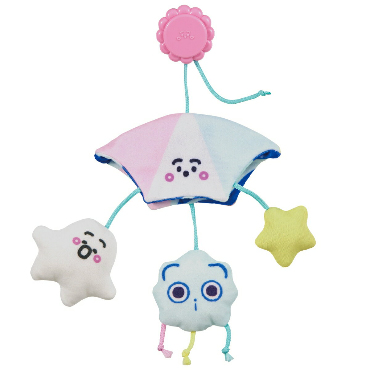 シナぷしゅ ぷしゅぷしゅとそらのライオン おそとでゆらゆらベビーカーメリー