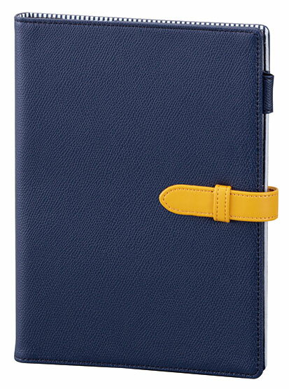 2019年 手帳 キーワード トレンド ベルト A5 システム手帳 ネイビー