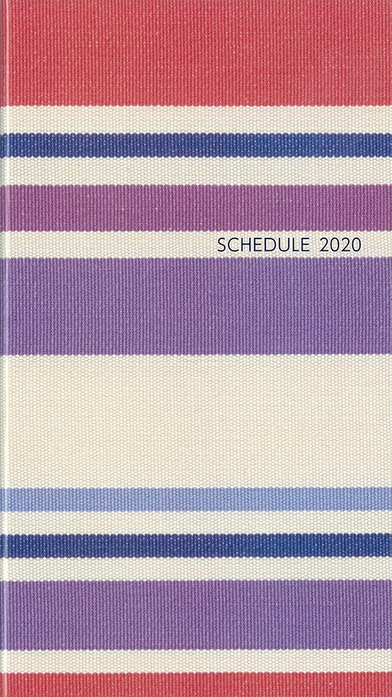 シンプル手帳 プラネテ 緋色（ひいろ） 2020年1月始まり