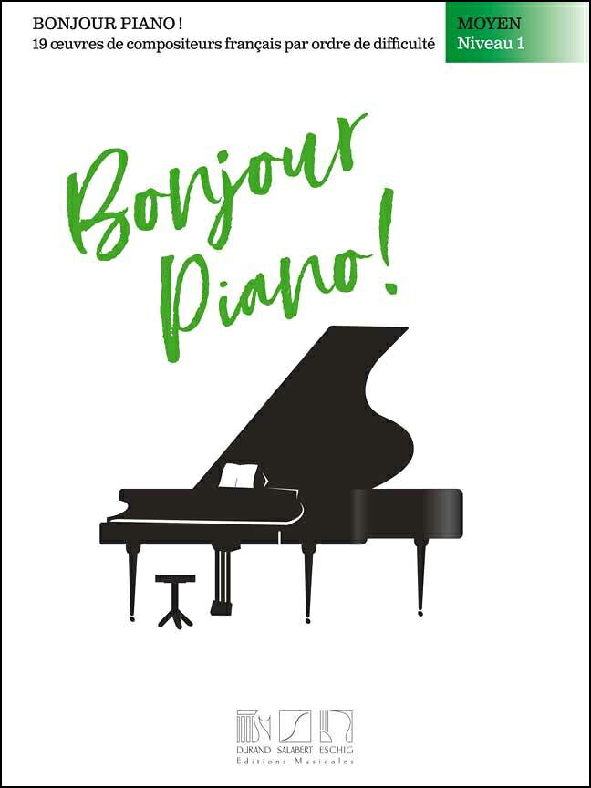 【輸入楽譜】Bonjour, Piano!: 初中級編 - レベル 1(英語版)/フォックス編