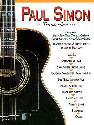Complete note-for-note guitar transcriptions of 10 classic recordings, in standard notation and tablature. Full vocal parts. Includes: Scarborough Fair * 59th Street Bridge Song * Peace like a River * Late Johnny Ace * Kathy's Song * and more.