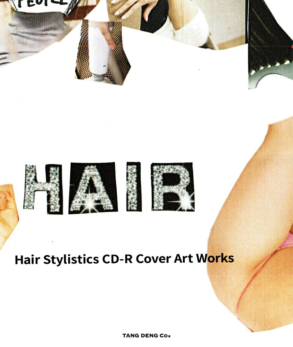 ”Hair Stylistics CD-R Cover Art Works” BOOK WITH CD ”BEST!”