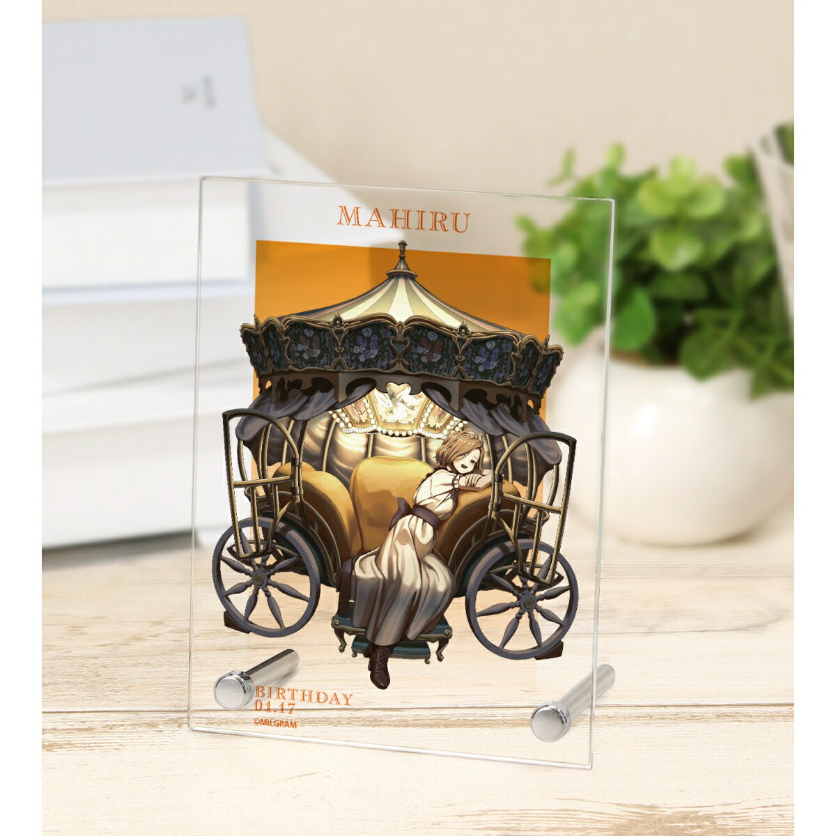 MILGRAM -ミルグラムー描き下ろし マヒル バースデーver. 第3弾 A6アクリルパネル