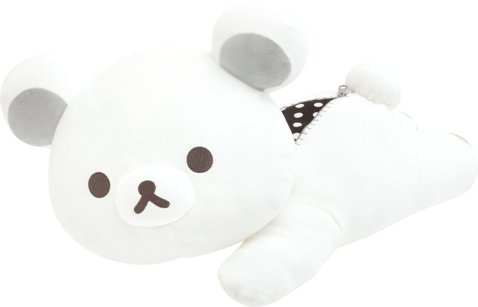 BASIC RILAKKUMA MONOCHROME もーちもち うつぶせぬいぐるみ