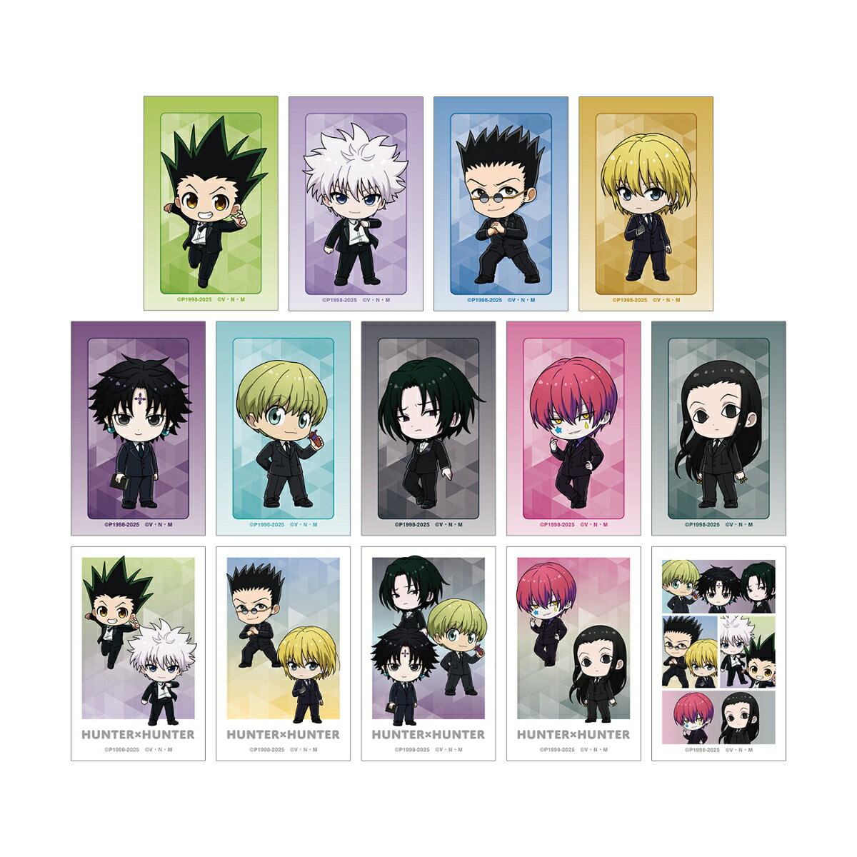 HUNTER×HUNTERトレーディング ちびキャラ スーツver. イラストカード(BOX＝14入)