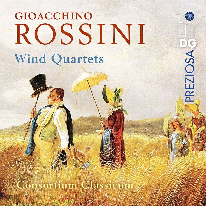 ロッシーニ（1792ー1868）ロッシーニ 発売日：2023年09月09日 予約締切日：2023年09月05日 Wind Quartets: Consortium Classicum JAN：0760623229126 MDG10222912 Mdg CD クラシック 室内楽曲 輸入盤