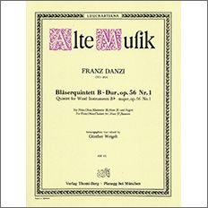 ダンツィ, Franz: 木管五重奏曲 変ロ長調 Op.56/1 