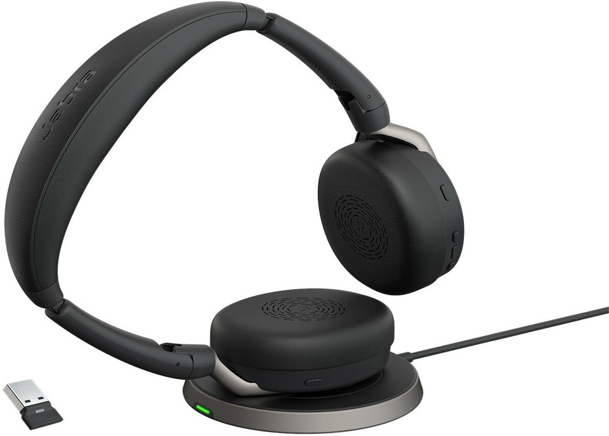 Jabra Evolve2 65 Flex Link380a UC Stereo Wireless Charger