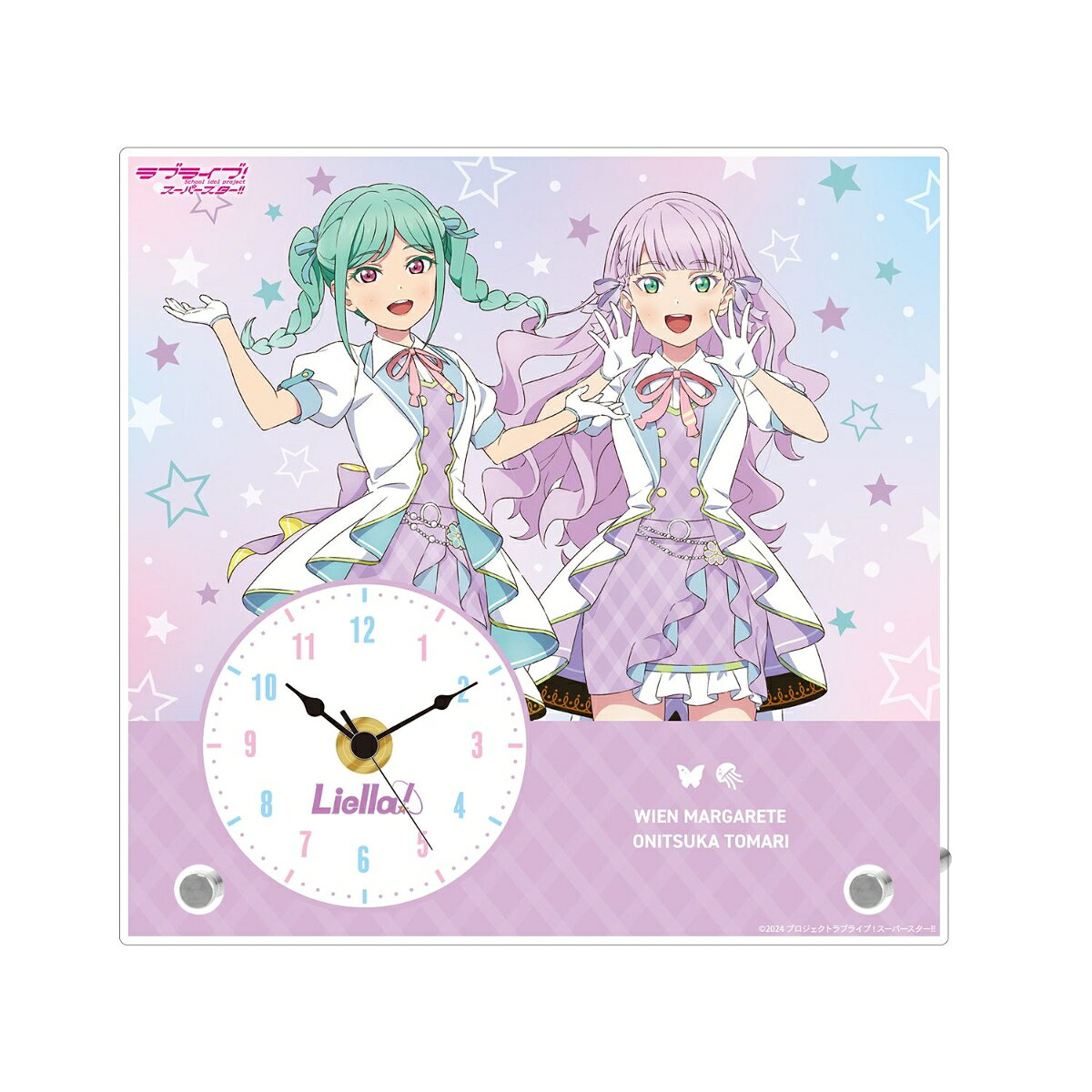 ラブライブ！スーパースター!!描き下ろし 3期生 MIRACLE NEW STORY ver. アクリルスタンド時計