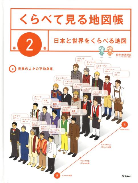 くらべて見る地図帳（第2巻）