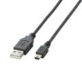 USB(Aタイプ:オス)のインターフェイスを持つパソコンやゲーム機に、USB(mini-Bタイプ:オス)のインターフェイスを持つ外付けハードディスクドライブやデジタルカメラ、ポータブルゲーム機などの周辺機器を接続できる、USB2.0ケーブルです。