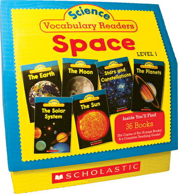 Science Vocabulary Readers: Space (Level 1): Exciting Nonfiction Books That Build Kids' Vocabularies