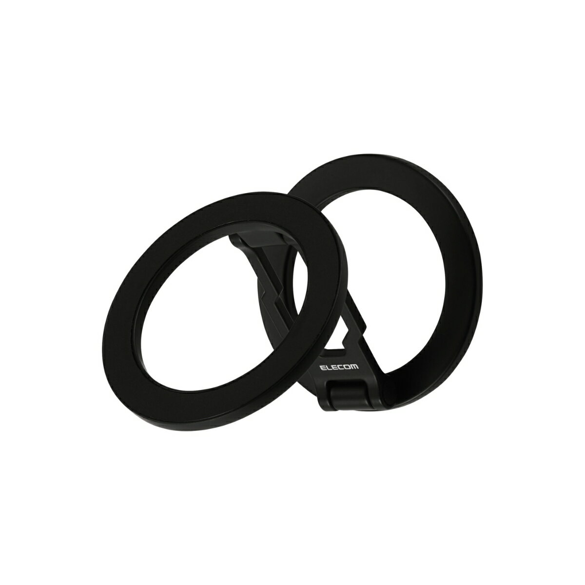 スマホスタンド/薄型/MagSafe対応/両面マグネット/ブラック