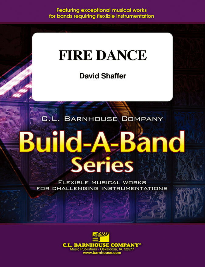 【輸入楽譜】シェイファー, DAVID: ファイアー・ダンス: スコアとパート譜セット