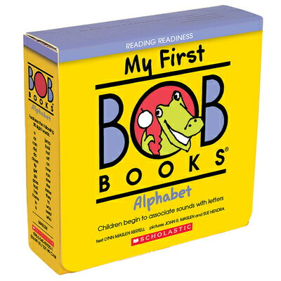 My First Bob Books - Alphabet Box Set Phonics, Letter Sounds, Ages 3 and Up, Pre-K (Reading Readines