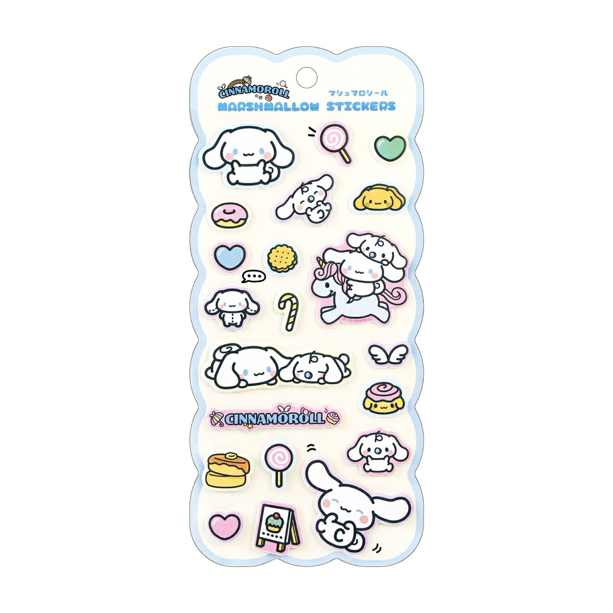 サンリオキャラクターズマシュマロシール 大好き／シナモロール